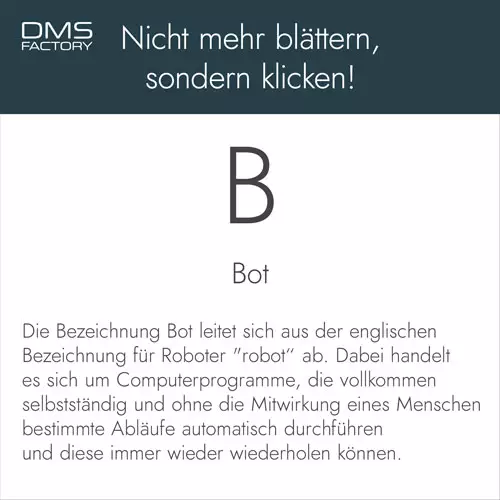 Bot - Glossar