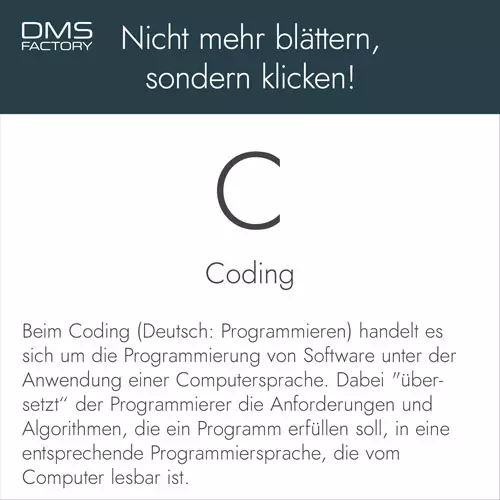 Glossar: Coding