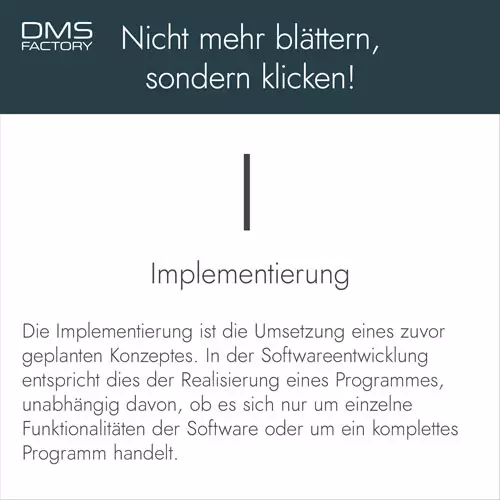 Glossar: Implementierung