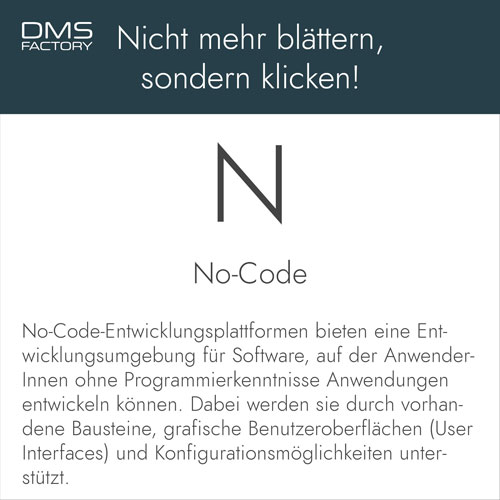 Glossar: No-Code
