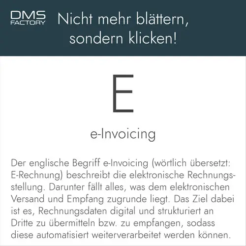 Glossar: e-Invoicing